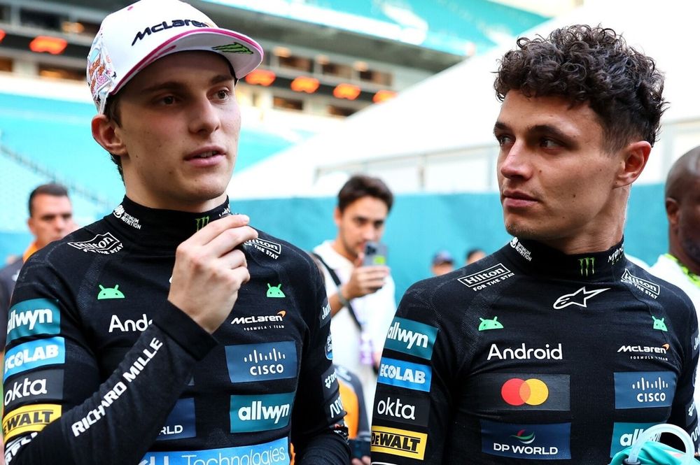 Piastri, líder do campeonato mundial: a McLaren não quer repetir a "Guerra das Estrelas" de 2007