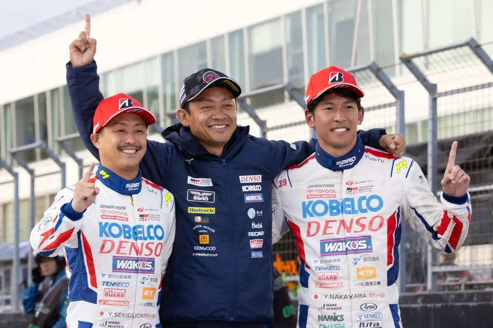 Yuhi Sekiguchi, Juichi Wakisaka, Yuichi Nakayama, #39 DENSO KOBELCO SARD GR Supra