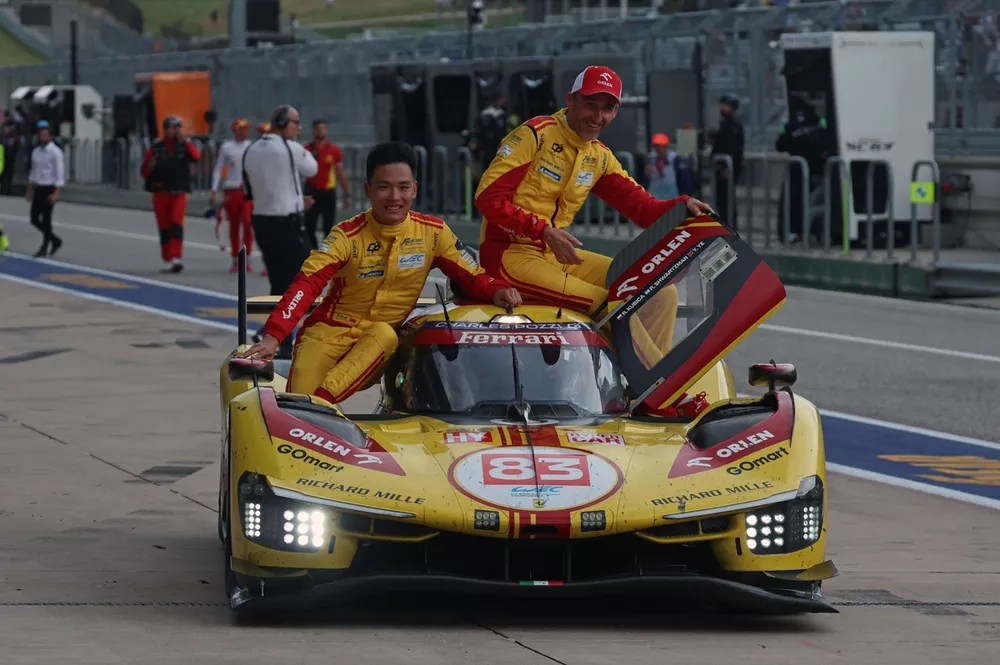 #83 AF CORSE Ferrari 499P Hypercar of Robert Kubica, Robert Shwartzman and Yifei Ye