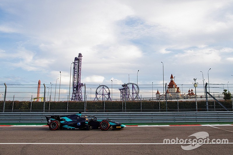 Sochi F2: Albon wins chaotic race, drama for Norris