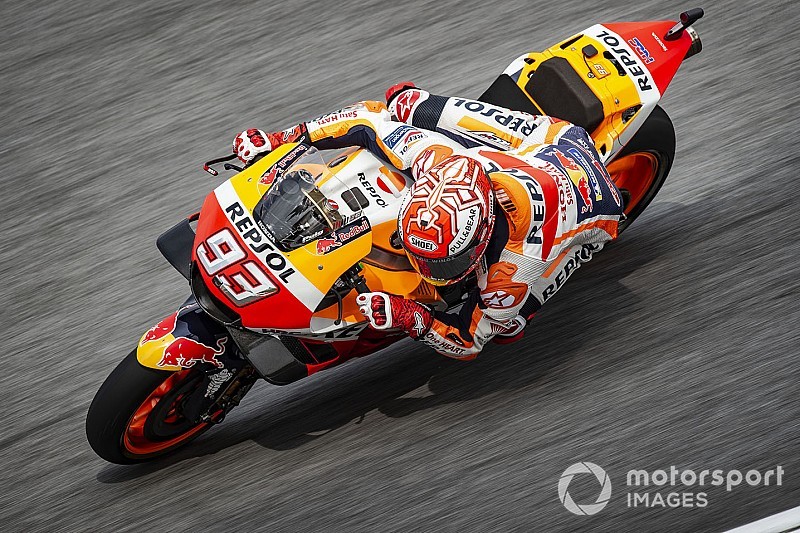 FP1 MotoGP Valencia: Trek basah, Marquez puncaki sesi