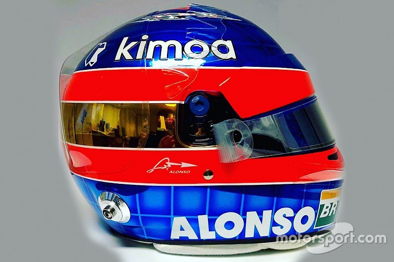 Alonso lucirá un diseño especial de casco en su última carrera en F1