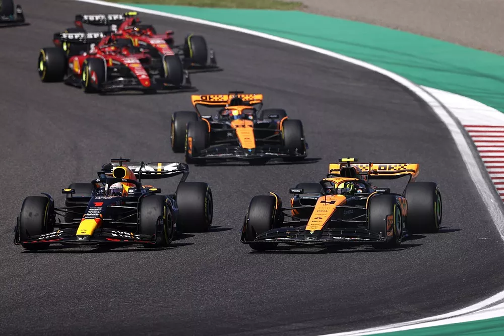 Max Verstappen, Red Bull Racing RB19, Lando Norris, McLaren MCL60, Oscar Piastri, McLaren MCL60, Charles Leclerc, Ferrari SF-23