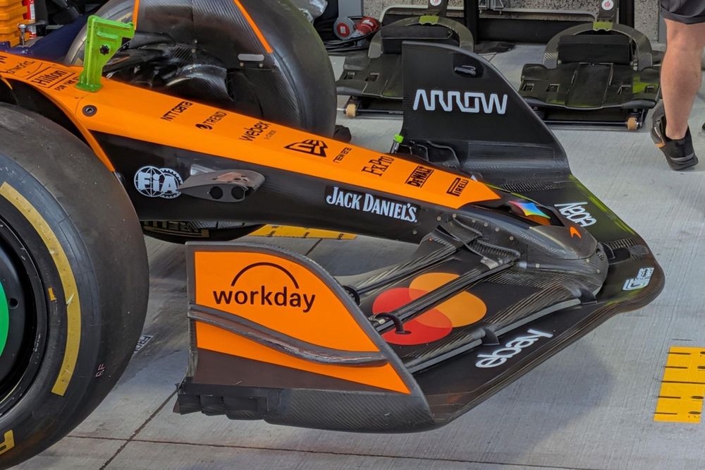 Detalle t&eacute;cnico del McLaren