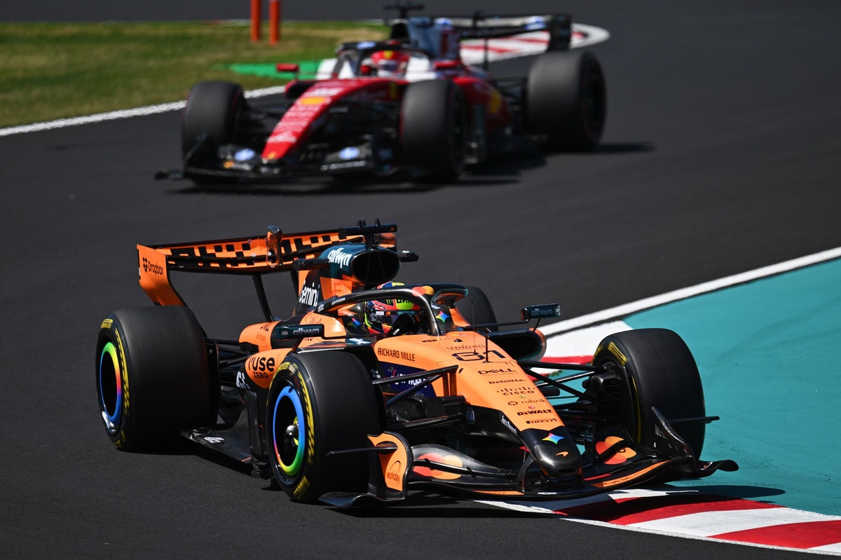 En McLaren se ven "por detrás de Mercedes y Ferrari" pese a liderar la FP2