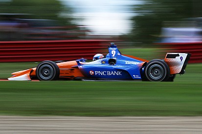 Dixon edges Penske pair, tops Portland test