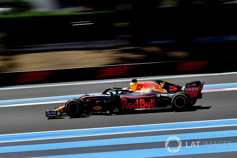 Red Bull diz ter perdido 0s7 somente nas retas na França