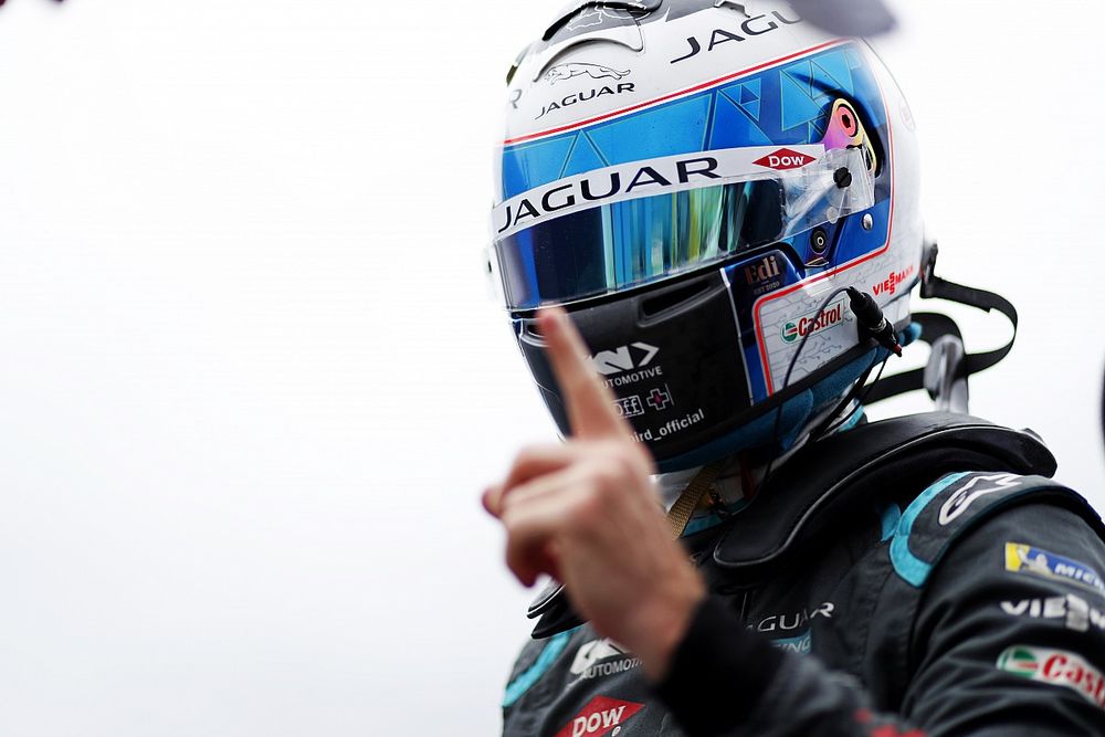 Pole man Sam Bird, Jaguar Racing