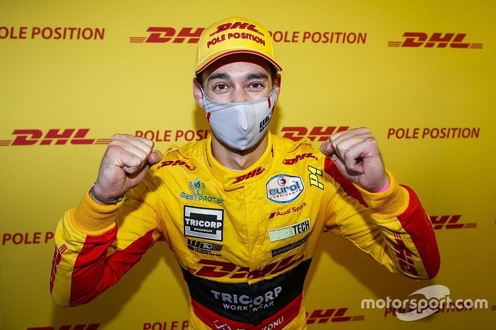 Pole sitter Nathanael Berthon, Comtoyou DHL Team Audi Sport Audi RS3 LMS