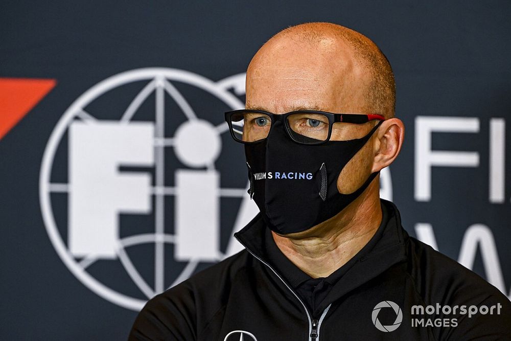 Simon Roberts, Acting Team Principal, Williams Racing, in a Press Conference