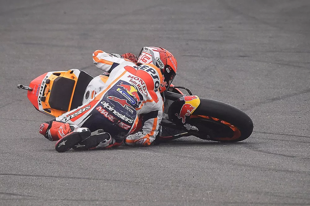 Marc Marquez, Repsol Honda Team, crash