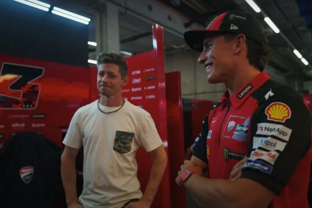 Stoner Marquez Dentro la Ducati