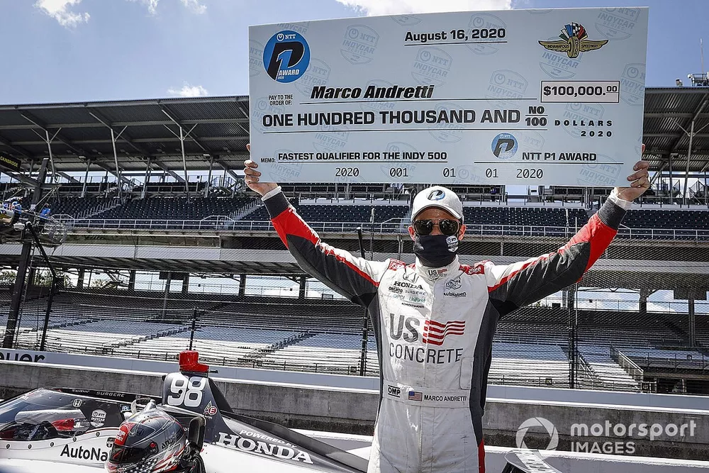 Pole position : Marco Andretti, Andretti Herta with Marco & Curb-Agajanian Honda