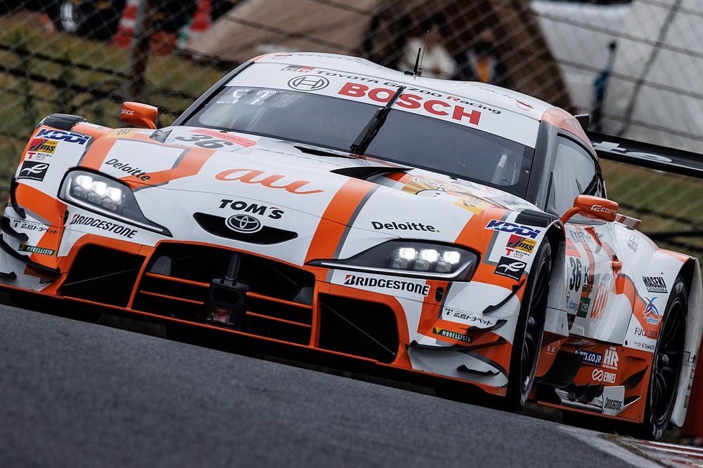 au  TOM’S  GR Supra  GT500  2023 The au TOM'S GR Supra wins a spectacular race coming from