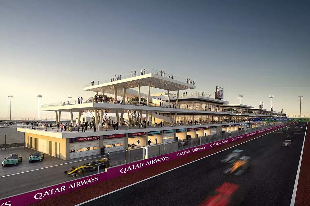 Vista general del circuito internacional de Losail