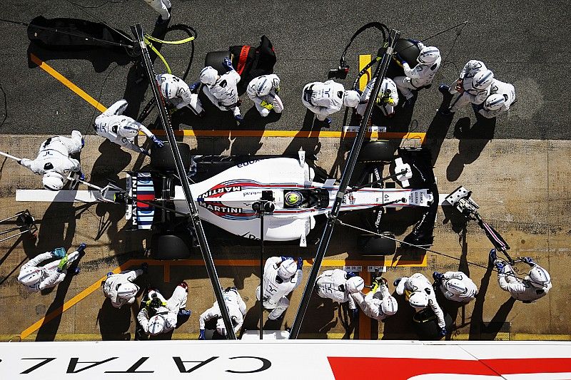 Práctica de pitstop de Felipe Massa, Williams FW40