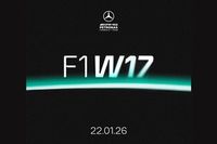 F1: Mercedes confirma data de lan&ccedil;amento do W17, carro da temporada 2026