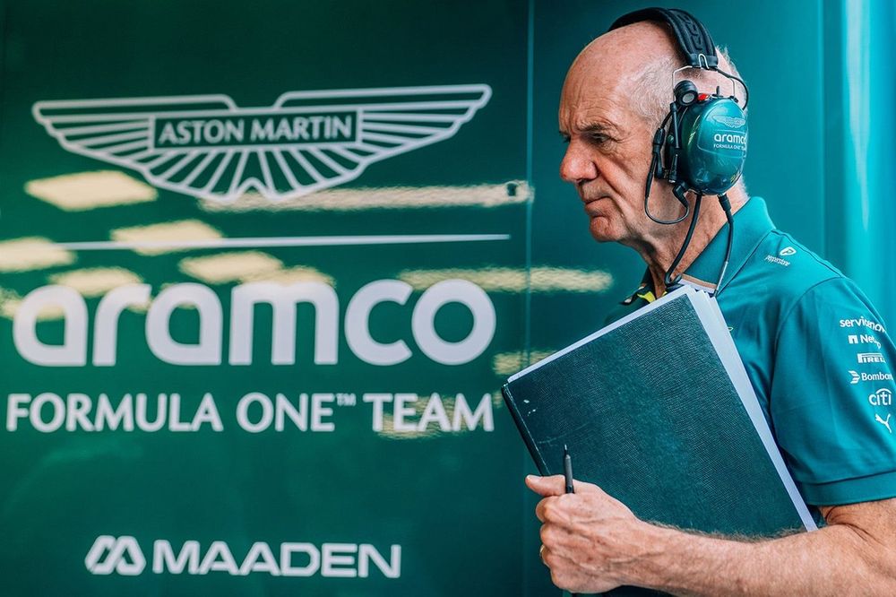 Aston Martin: Adrian Newey en "trance de diseño" para el desarrollo del coche de F1 de 2026
