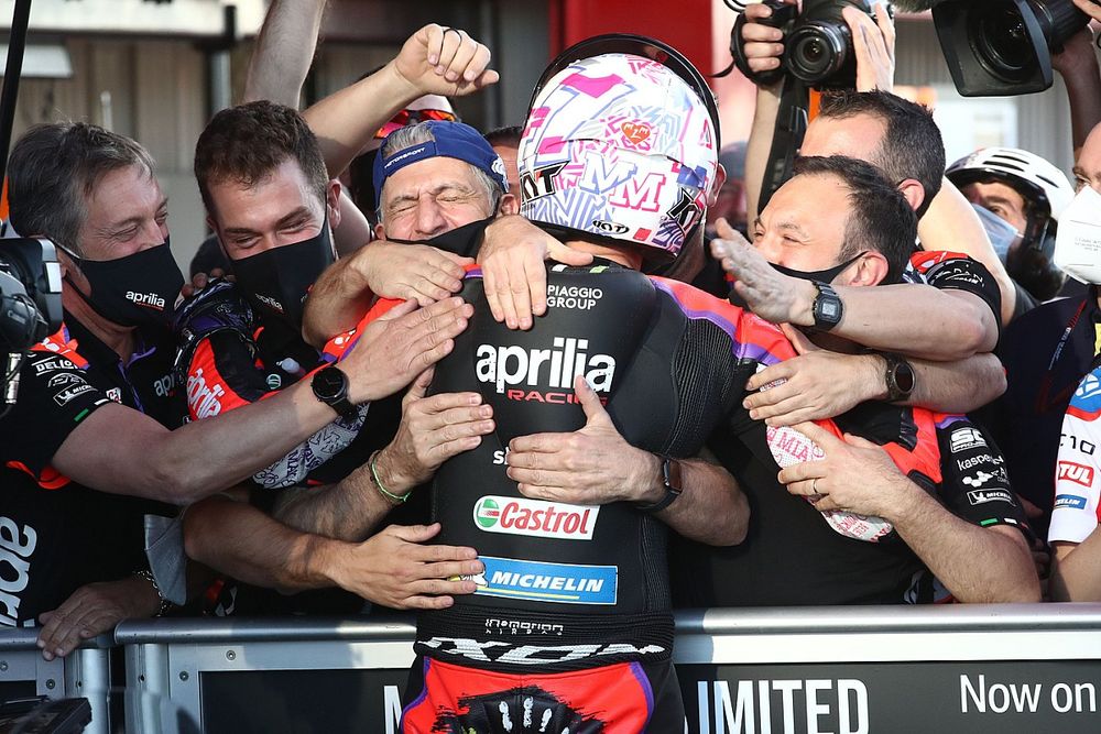 Ganador de la pole Aleix Espargaró, Aprilia Racing Team 