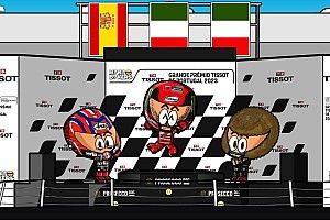 V&iacute;deo: resumen del GP de Portugal 2023 de MotoGP, por MiniBikers