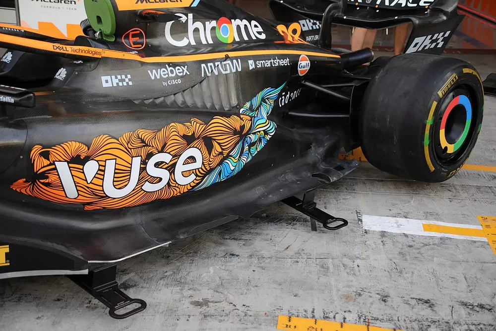 Le plancher de la McLaren MCL36