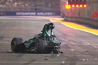 VIDEO: Stroll sufre un fuerte accidente en la clasificaci&oacute;n de Singapur