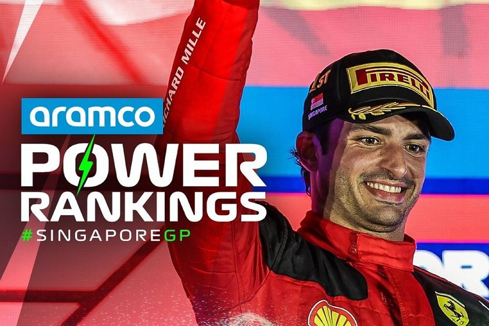 Power Rankings del Gran Premio de Singapur 2023 de F1
