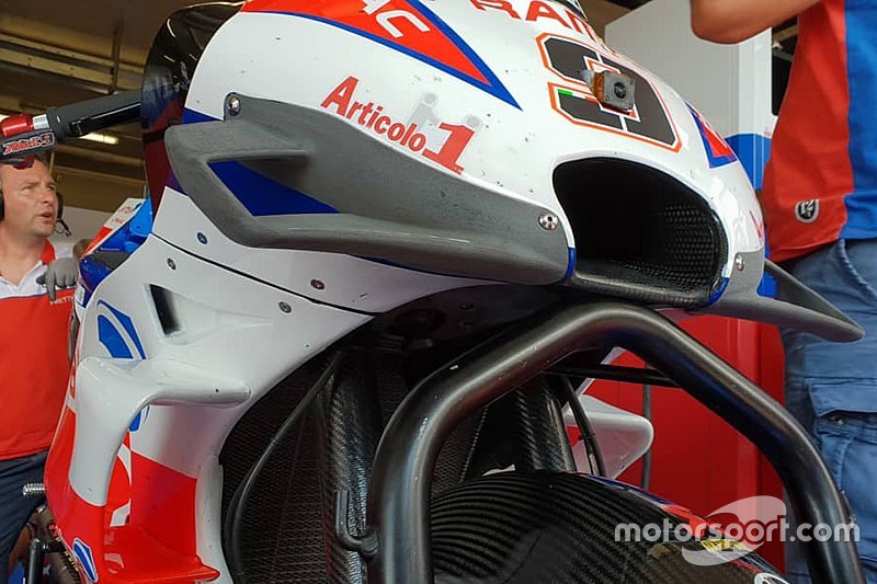 Ducati in Brünn: Petrucci testet radikale Aero-Verkleidung