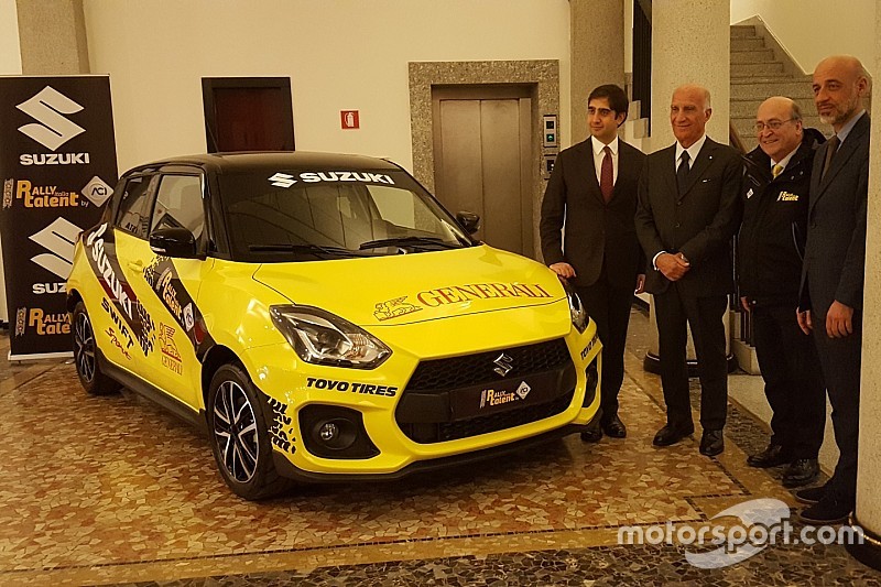 Suzuki nuovo partner della sesta edizione di ACI Rally Italia Talent