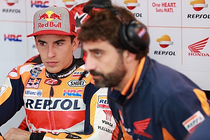 Marquez: "Il team mi ha legato alla sedia per non farmi girare"