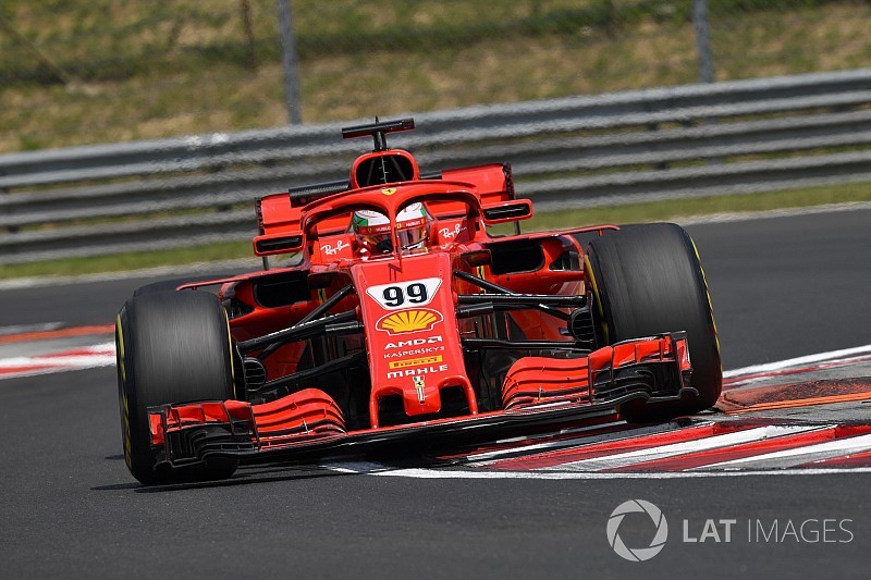 Giovinazzi cierra el test de Hungría superando el récord de Vettel
