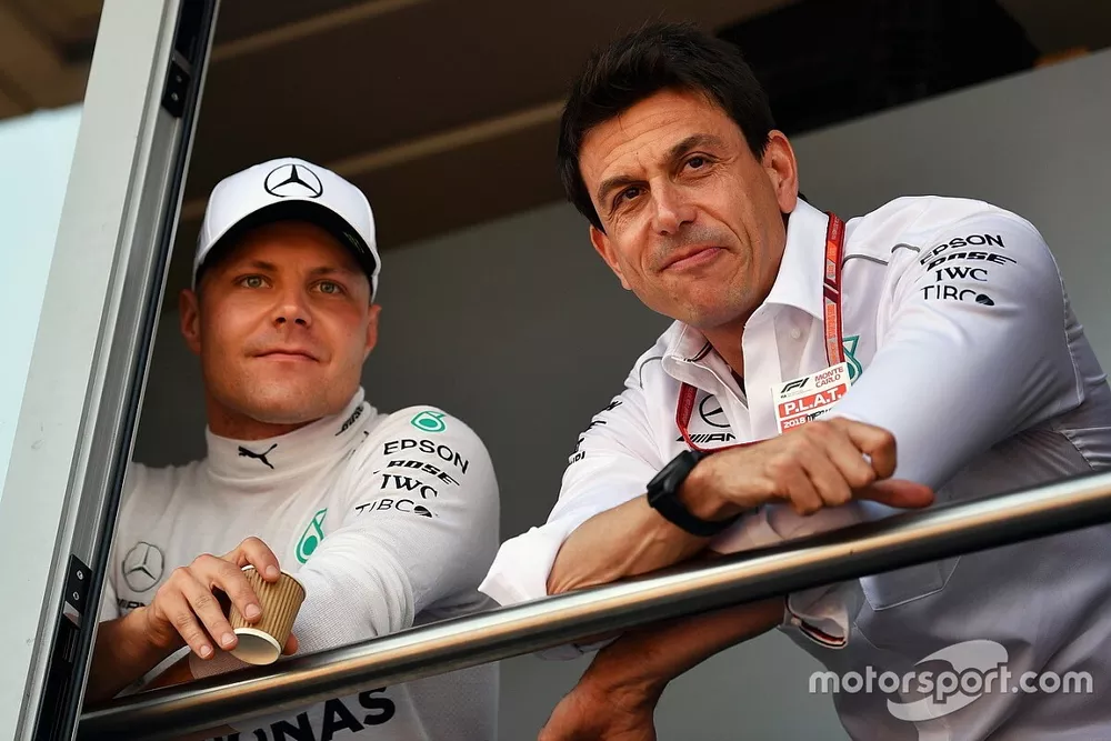 Valtteri Bottas, Mercedes-AMG F1 and Toto Wolff, Mercedes AMG F1 Director of Motorsport