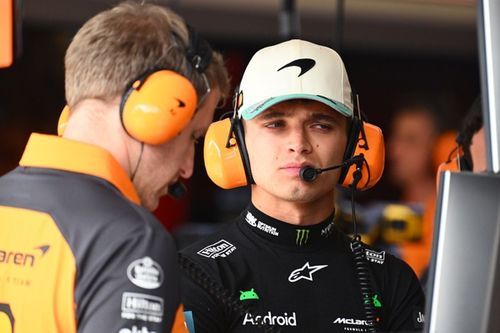 Dos "poles", dos victorias: s&oacute;lo una cosa molest&oacute; a Norris en Brasil