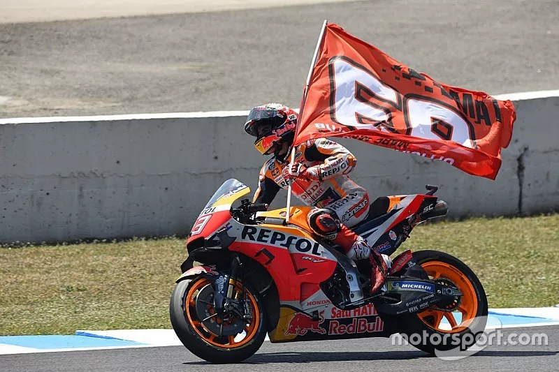 Le vainqueur Marc Márquez, Repsol Honda Team