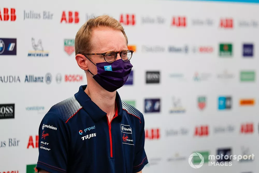 Sylvain Filippi, Managing Director, Envision Virgin Racing, in the press conference 