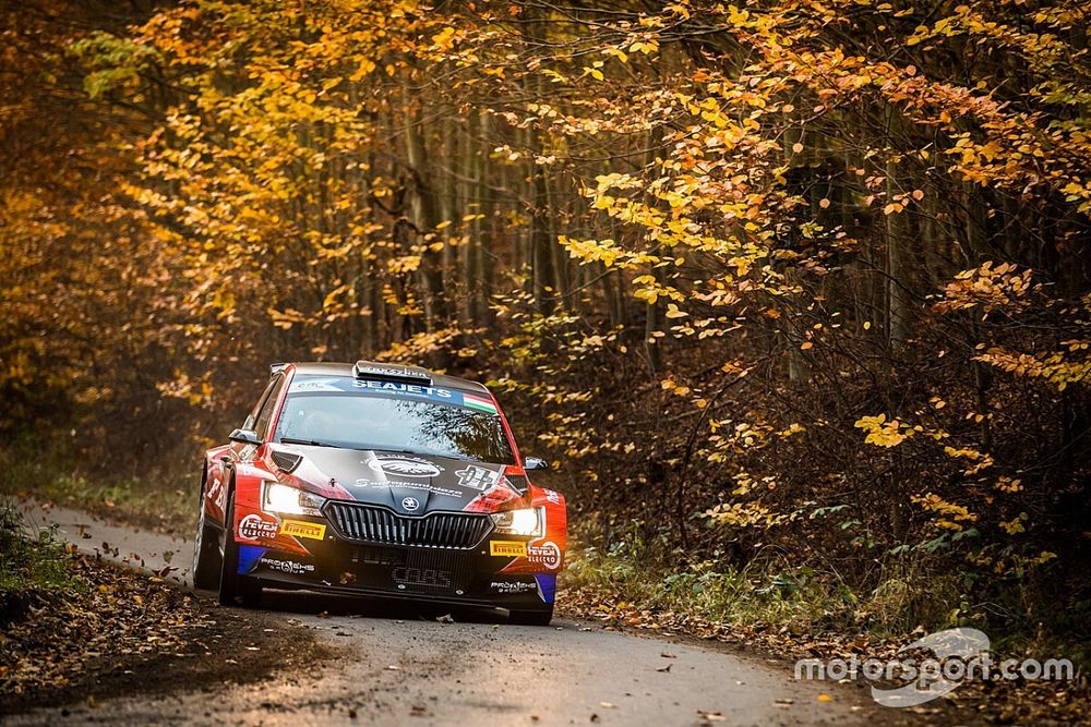 Andreas Mikkelsen, Ola Fl&oslash;ene, Skoda Fabia R5 evo