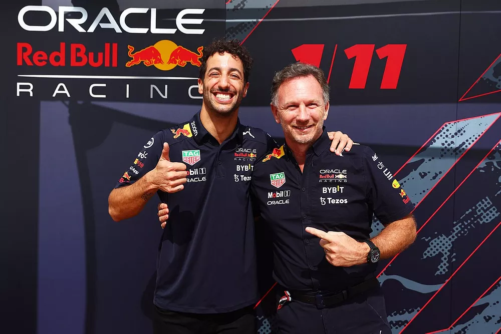 Daniel Ricciardo, Red Bull Racing, Christian Horner, director del equipo, Red Bull Racing