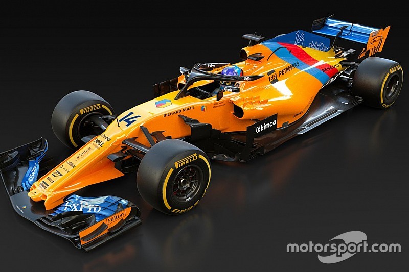 McLaren cambia la decoración de su coche para despedir a Fernando Alonso