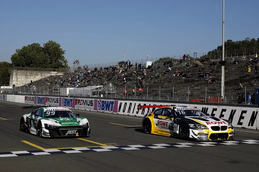 Sophia Fl&ouml;rsch, Abt Sportsline Audi R8 LMS GT3, Timo Glock, ROWE Racing, BMW M6 GT3