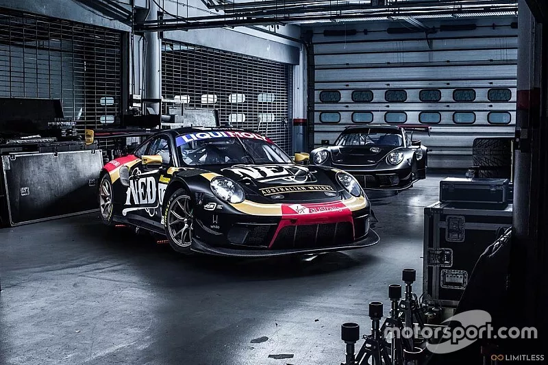 Jaxon Evans, Romain Dumas e David Calvert-Jones, Earl Bamber Motorsport