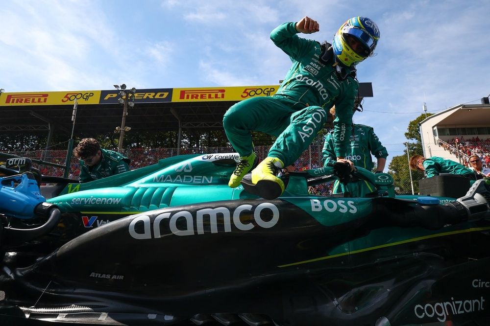 Aston Martin investiga falha na suspensão de Alonso no GP da Itália