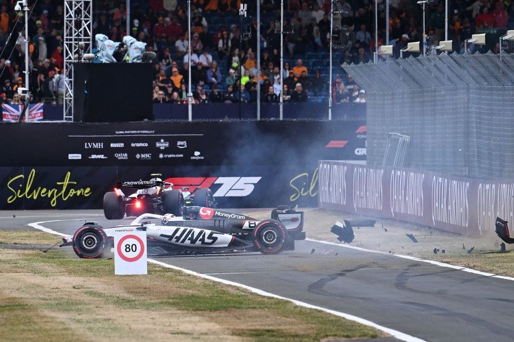 Accidente de Oliver Bearman, Haas F1 Team, en la FP3