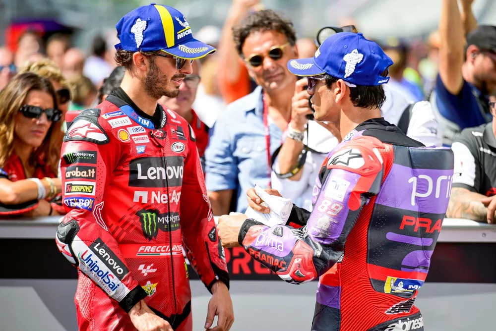 Jorge Martin, Pramac Racing, Francesco Bagnaia, Ducati Team