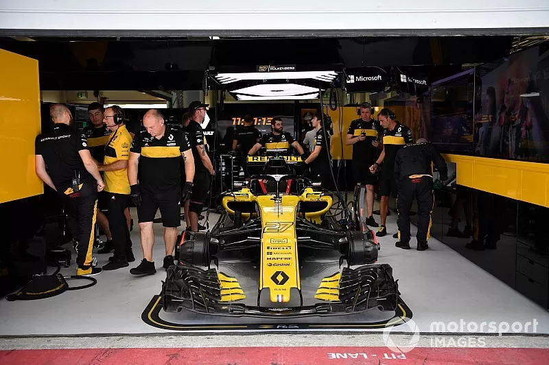 Wagen van Nico Hulkenberg, Renault Sport F1 Team R.S. 18