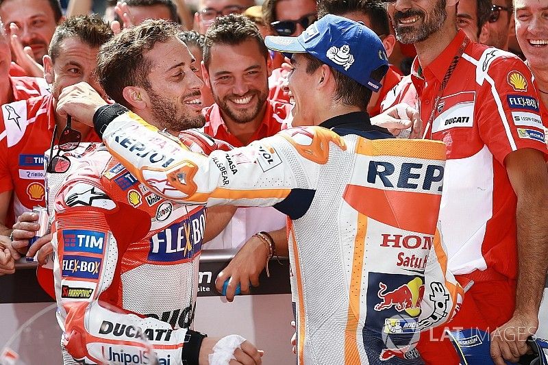 Andrea Dovizioso, Ducati Team, Marc Márquez, Repsol Honda Team