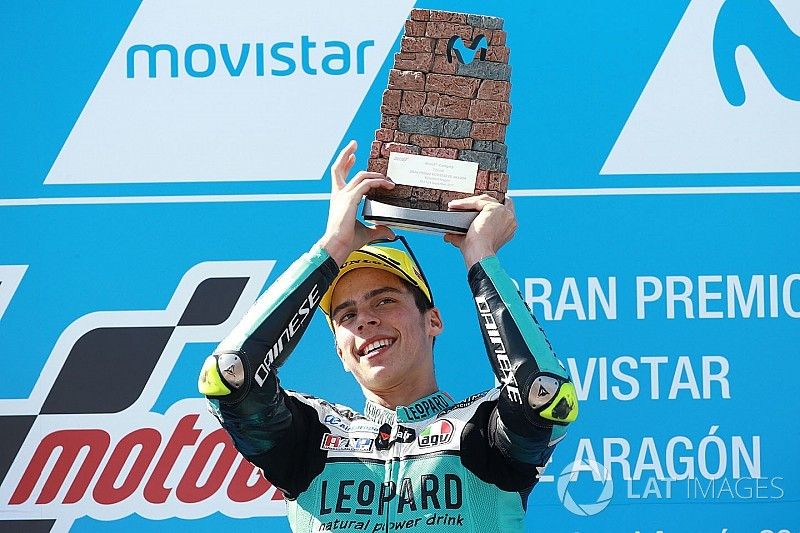 Podium: ganador, Joan Mir, Leopard Racing