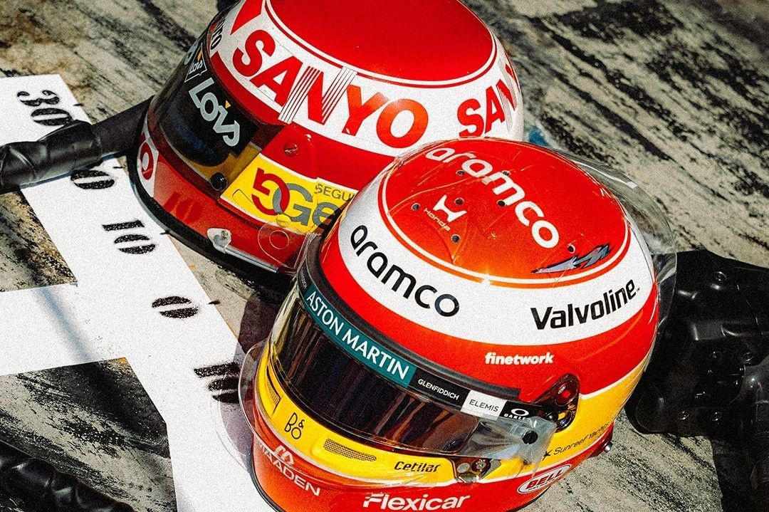 Fernando Alonso correrá con un casco especial en Monza en honor a Adrián Campos