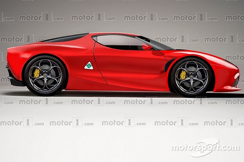 Рендер: як може виглядати 700-сильне купе Alfa Romeo 8C