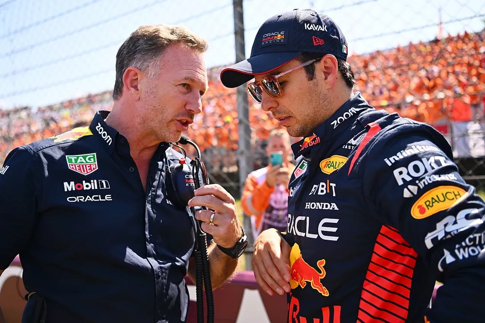 Sergio Perez, Red Bull Racing, Christian Horner, Team Principal, Red Bull Racing