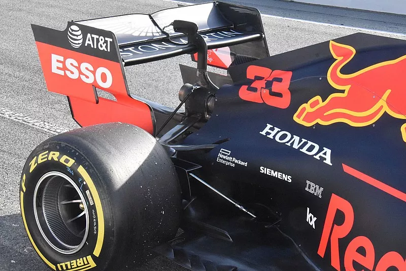 L'arri&egrave;re de la Red Bull Racing RB15